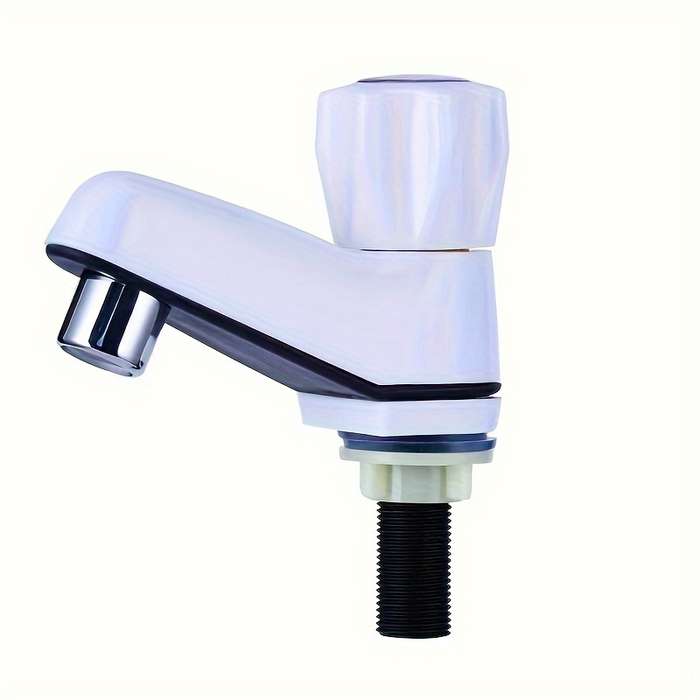 White plastic faucet