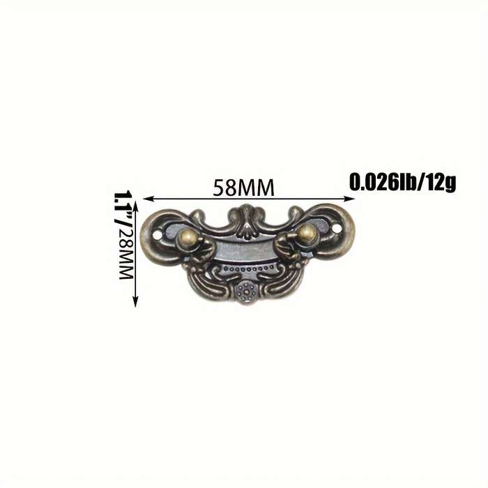 Zinc Alloy Drawer Pull with Ornate Design