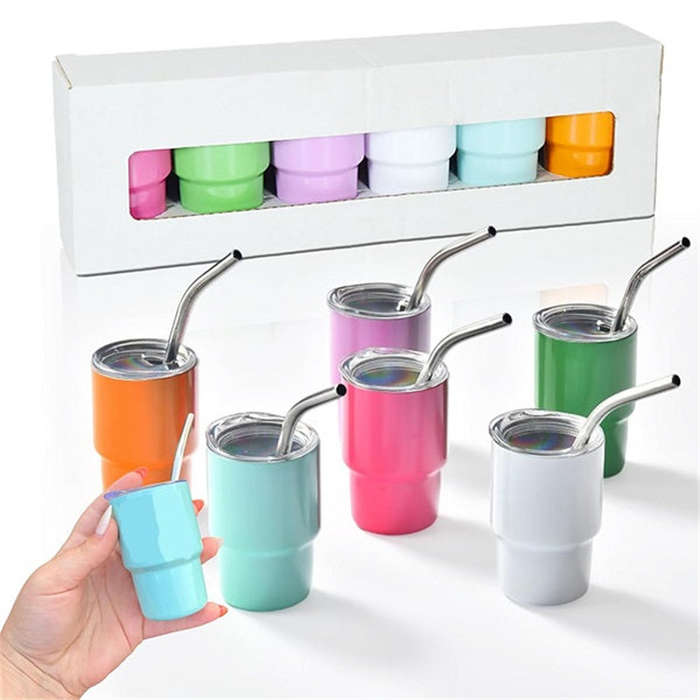 6-Pack Mini Straw Cups (with Straw)
