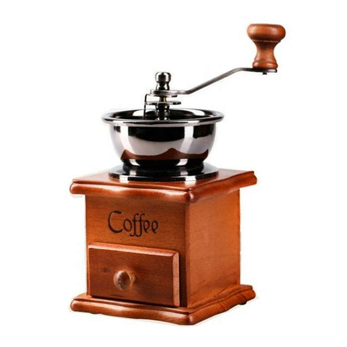 Retro Style Hand Crank Coffee Grinder Ideal for Home Use