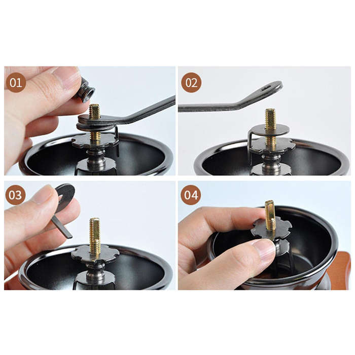 Retro Style Hand Crank Coffee Grinder Ideal for Home Use