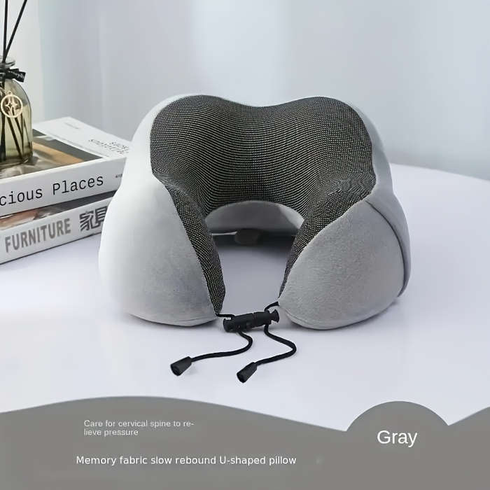 1 PC Ergonomic U Shape Memory Foam Travel Neck Pillow