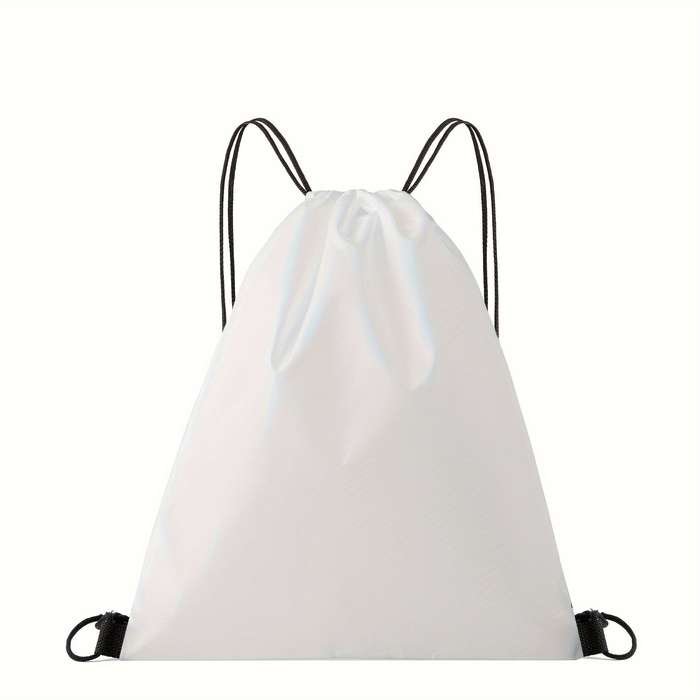 1pc Multicolor Drawstring Duffle Bag Oxford Cloth Sports Backpack Marathon Running Bag Football G