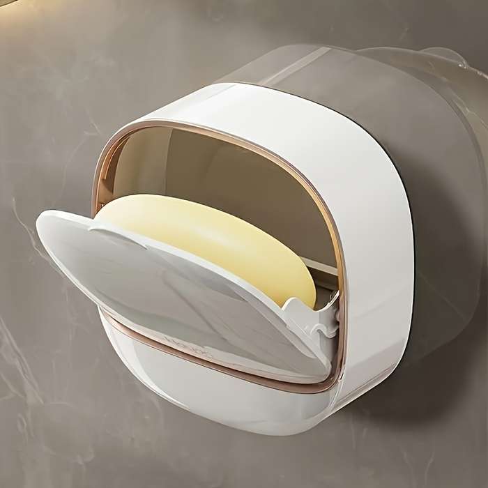 Wall Mounted Soap Dish With Lid
