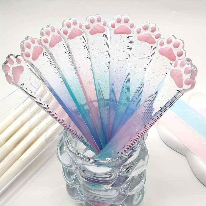 3-Pack Cat Claw Ruler 15cm