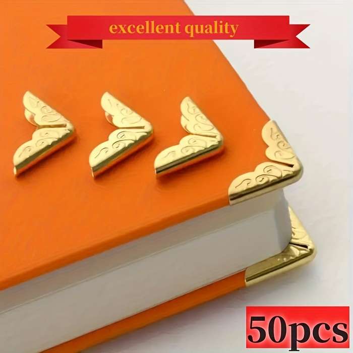 50pcs Iron Decorative Triangular Edge Protectors