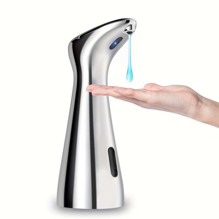 Touchless Automatic Soap Dispenser 6.76 Oz Battery Powered Infrared Sensor
