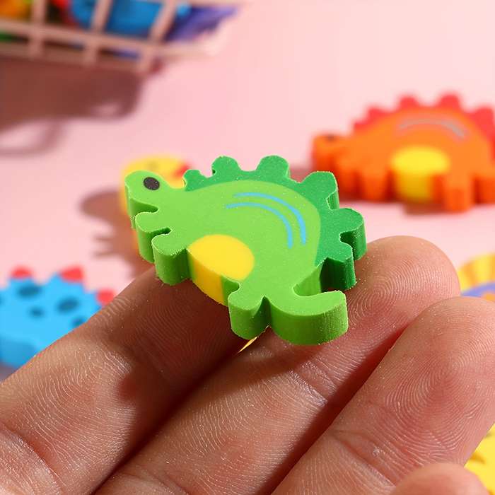30pcs Colorful Dinosaur Erasers