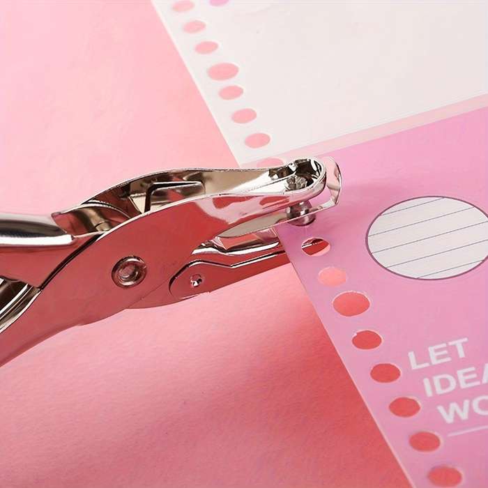 1 Piece Metal Manual Punch A4 Paper - Single Hole