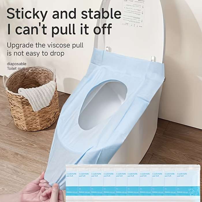 10 Pieces Disposable Toilet Seat Cover Portable