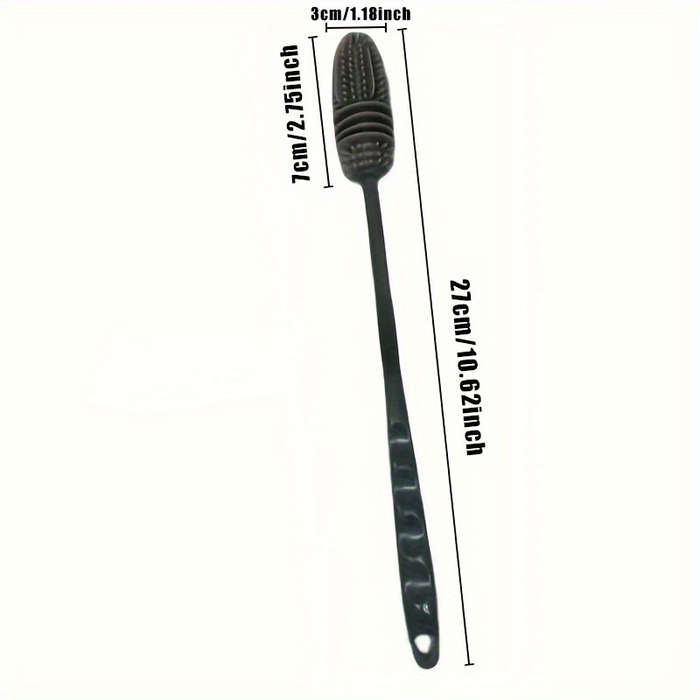 1Pc Long Handled Silicone Bottle Cleaning Brush