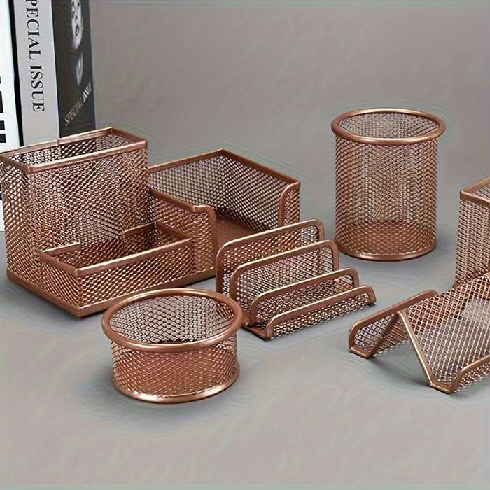 Stationery Storage Box Set 6 Pcs