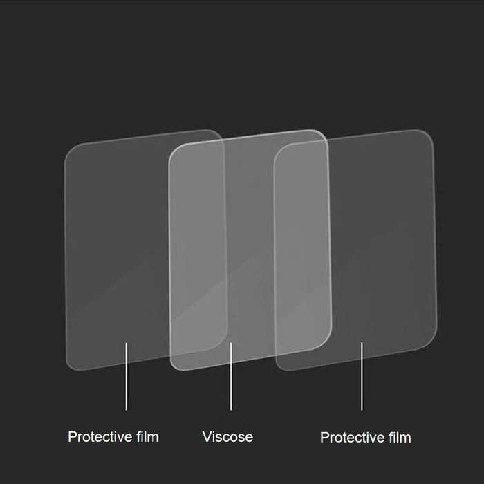 70pcs adhesive film hooks, strong adhesion, seamless, waterproof, easy to install, wall mount, home