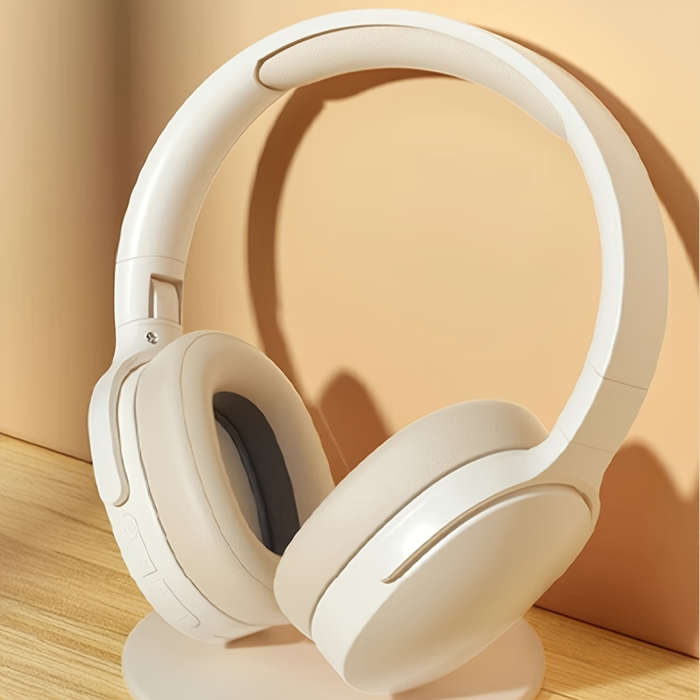 Beige Wireless Headphones