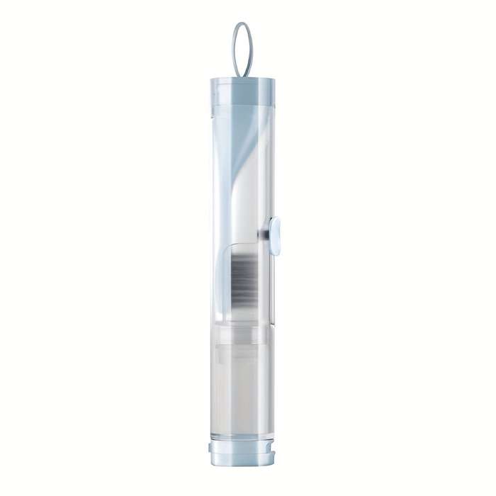 Manual Toothbrush With Portable Toothpaste Reservoir