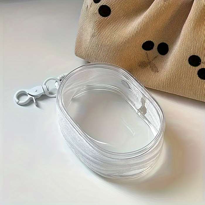 Portable Keychain With Lipstick Case
