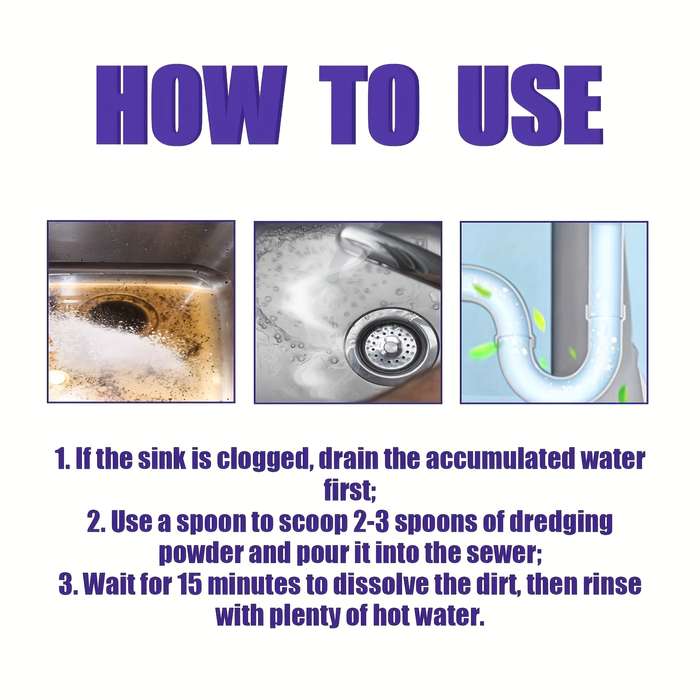 1Pc Instant Drain Cleaner For Quick Unclogging