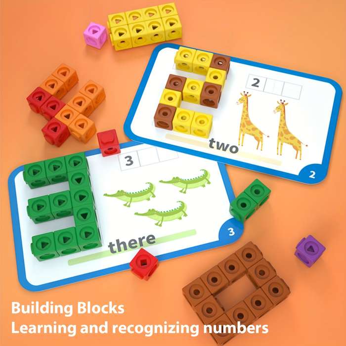 100 Math Connect Cubes