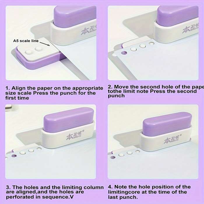Color 5-hole punch