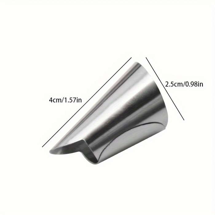 Stainless Steel Garlic Peeler Finger Protector Multipurpose Kitchen Tool for Peeling Garlic