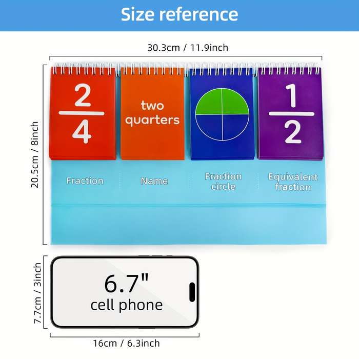 Interactive Math Fractions Flip Calendar