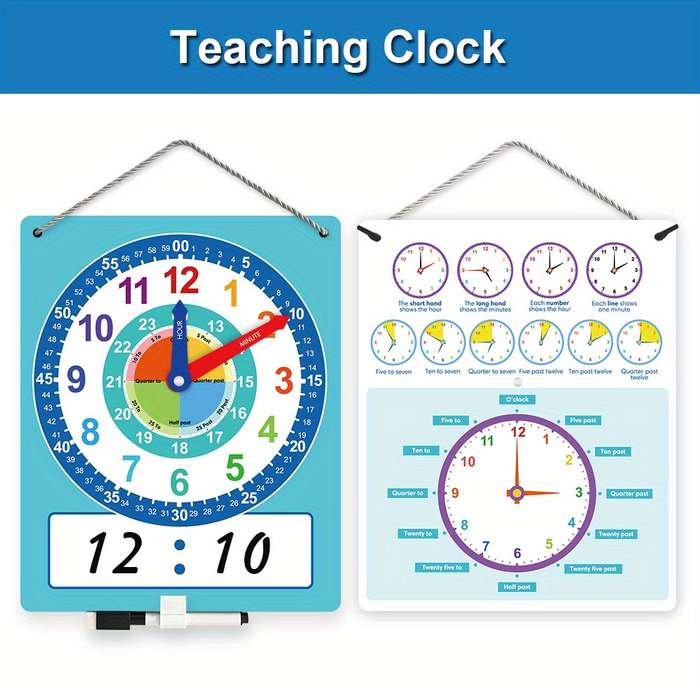 Writable Dry Erase Demo Clock
