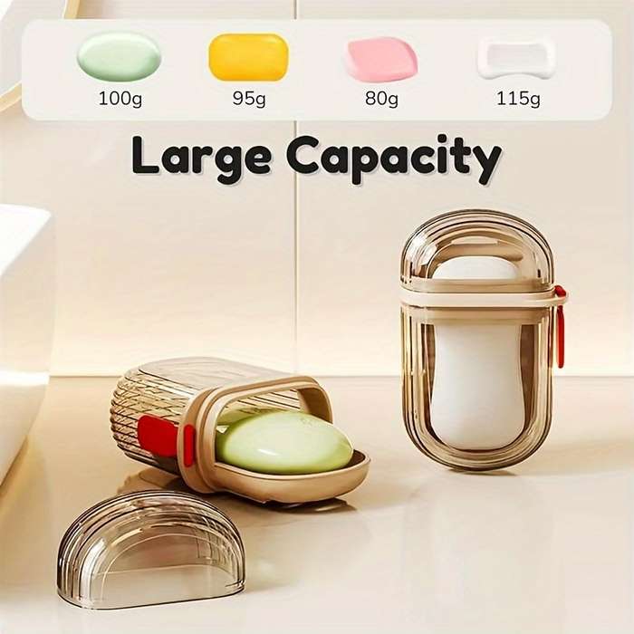Travel Toothbrush Cup And Soap Dish Set