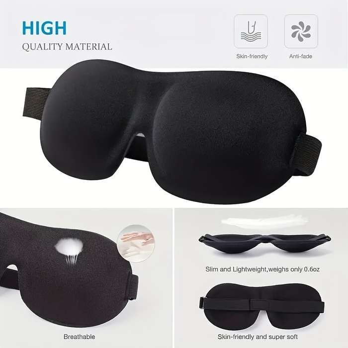 Sleep 3D Stereo Light-Shielding Eye Mask 5Pc