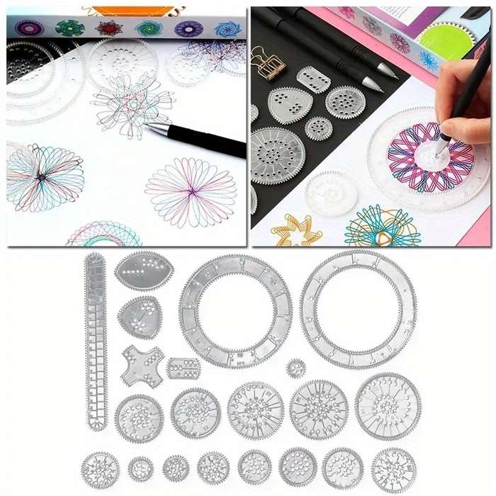 22-Piece Professional Multi-Purpose Ruler Set