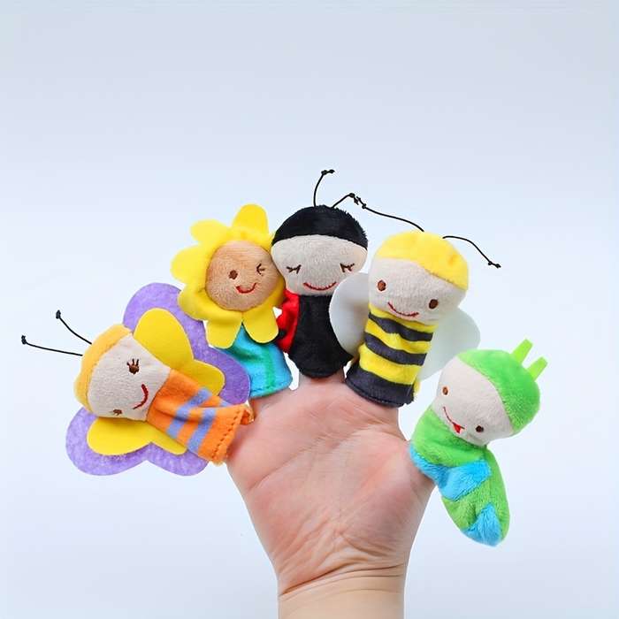 10-Piece Mini Animal Finger Puppet Set
