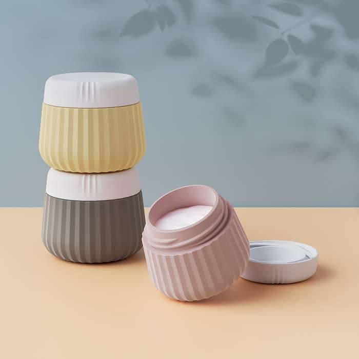 4-Pack Silicone Refillable Travel Containers