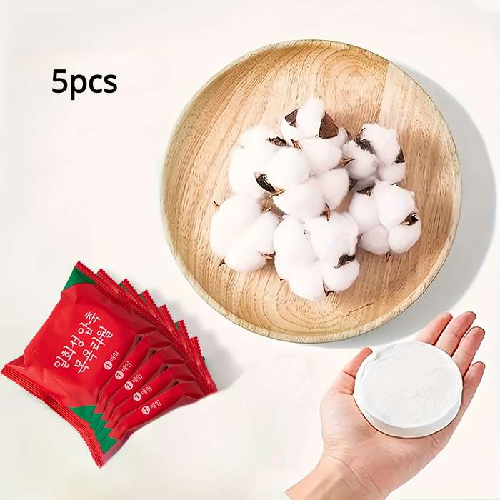 5-Pack Large Disposable Bath Towels