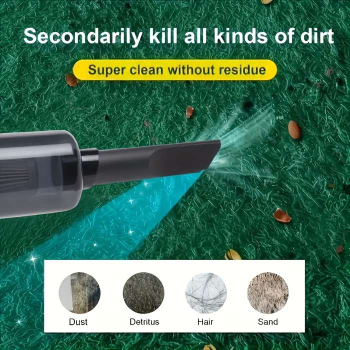 Portable Handheld Vacuum Cleaner With Accessories