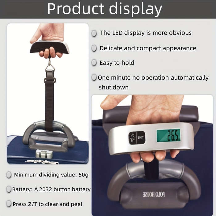Portable Electronic Luggage Scale,