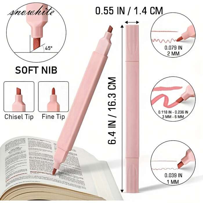 Highlighter 12-Pack Double-Ended Set