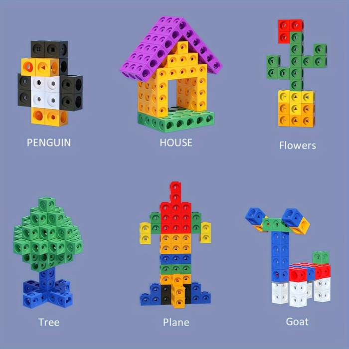 Math Link Cubes Set 100 Cubes