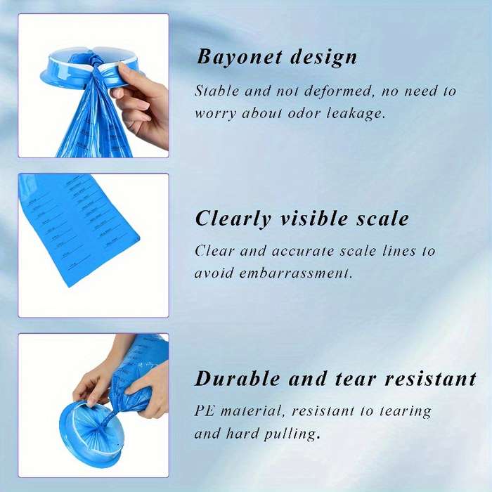 20-pack of leak-proof disposable vomit bags