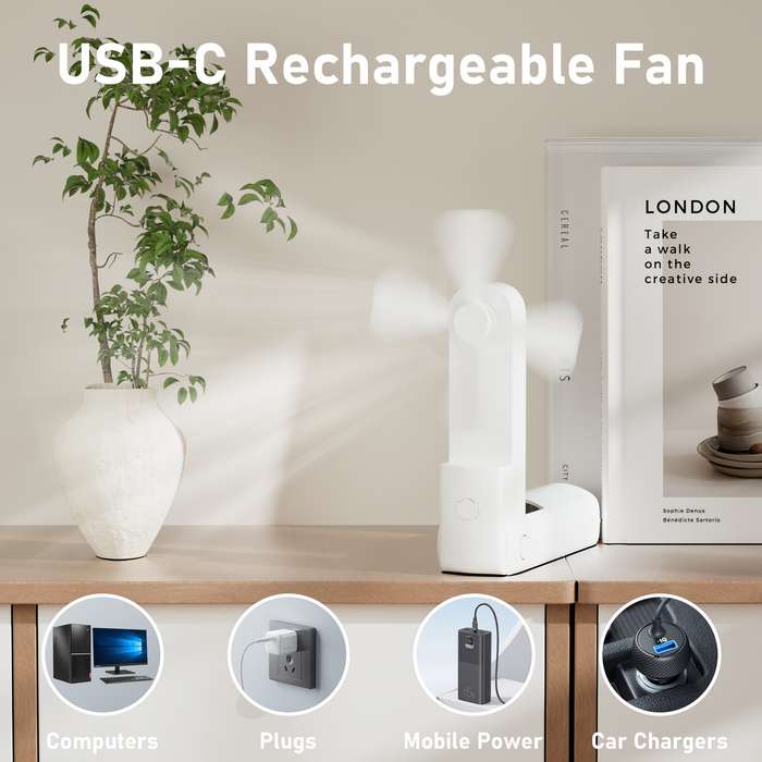 Usb Portable Handheld Fan Foldable