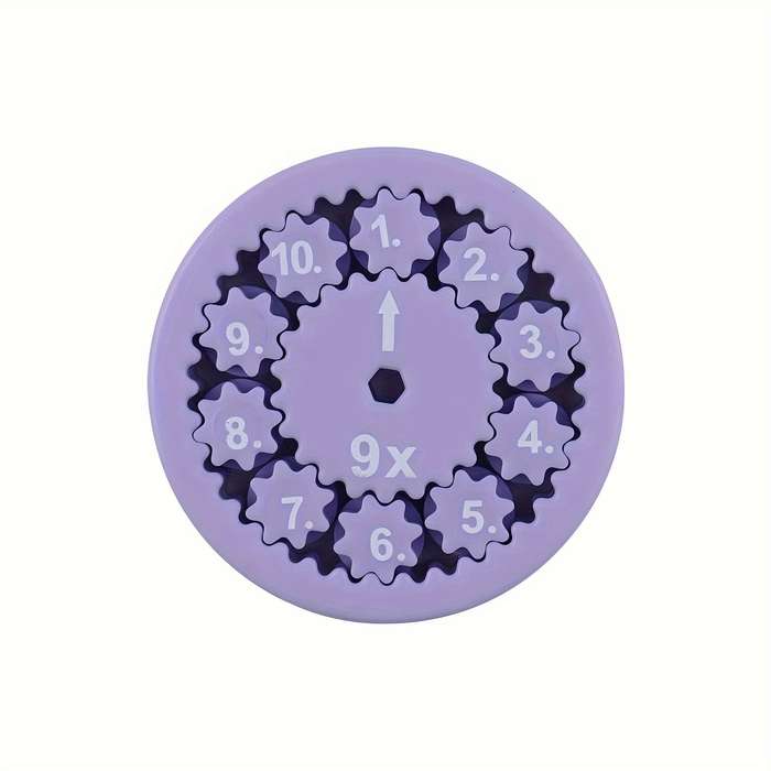 9-Piece Colorful Math Fidget Spinner Set