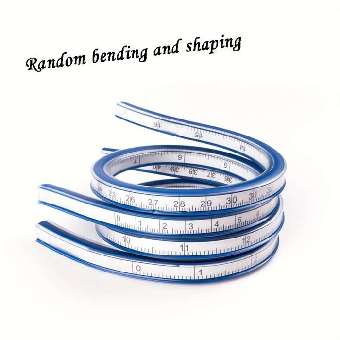 1Pc Curved Snake-Shaped Ruler