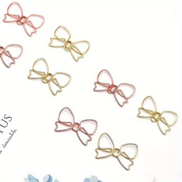 20-Pack Butterfly Paper Clip Bookmarks