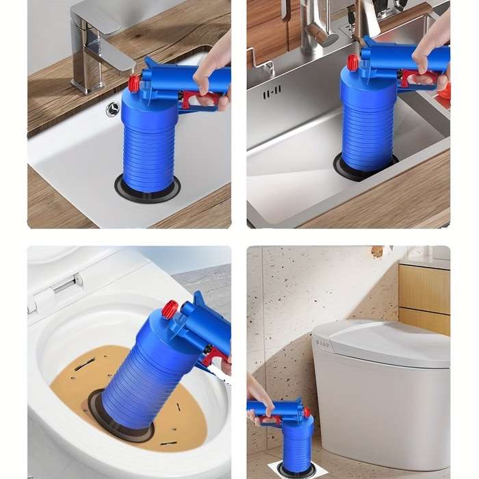 Heavy Duty High Pressure Air Toilet Plunger