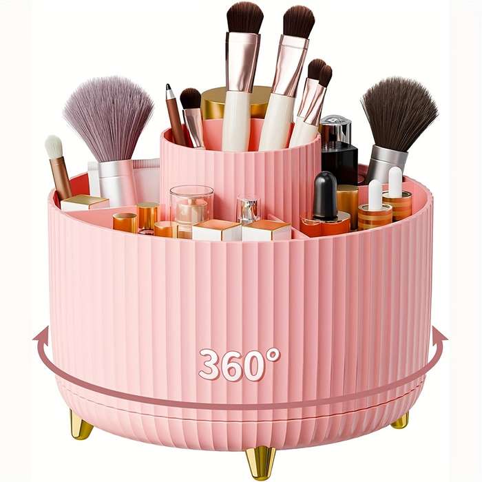 360 Rotating Desktop Organizer - 5 Slot Pen Holder