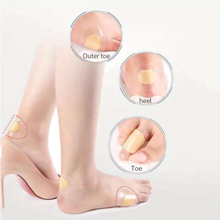 40pcs Professional Waterproof Heel Tape Stickers