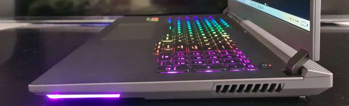 Asus Rog Strix 17 RTX 4050 (6GB) 140W Ryzen 9 7845HX 16GB DDR5 Ram 512GB Nvme+1TB HDD
