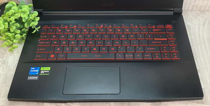 MSI RTX 2050 4GB GDDR6 Core i5 11400H 8GB DDR4 RAM 512GB Nvme SSD Gaming Laptop