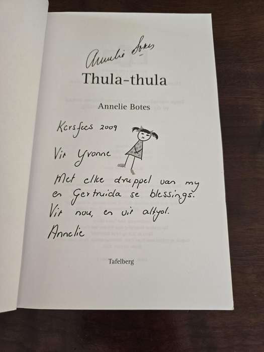 Thula-Thula - Annelie Botes (Geteken deur skrywer)