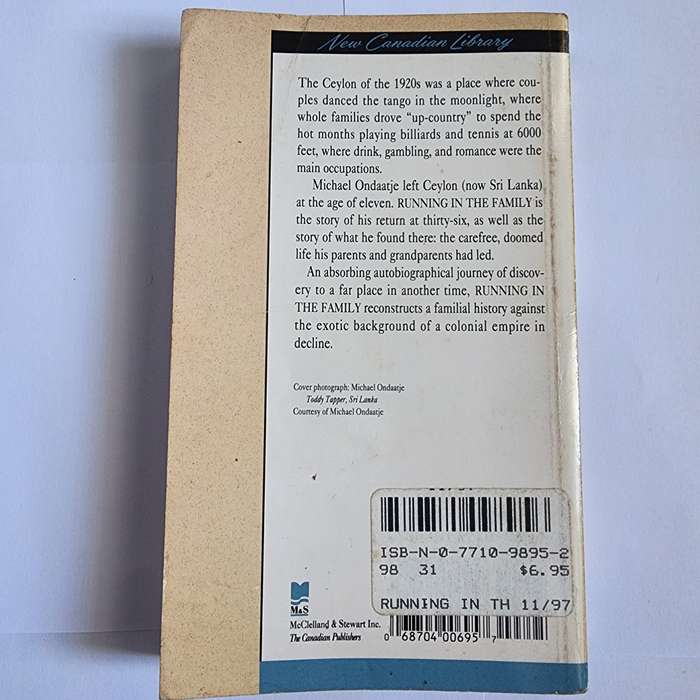 Running in the Family By Michael Ondaatje