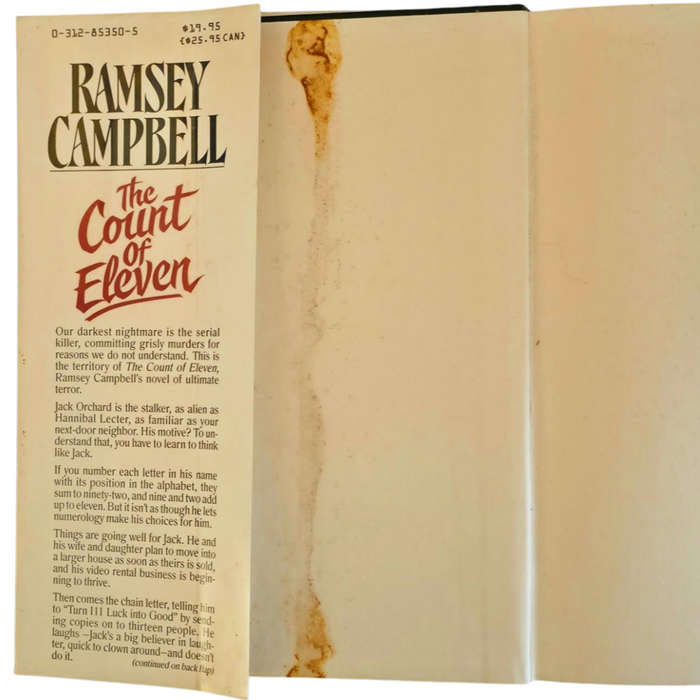 The Count of Eleven - Ramsey Campbell (First Edition Hardcover)
