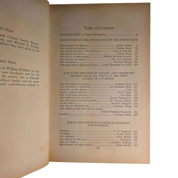 Men at War - Ernest Hemingway